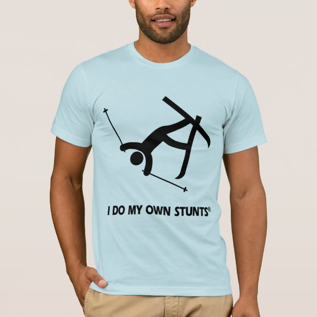 T-shirt Esquiando meus próprios conluios (Frente)