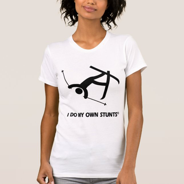 T-shirt Esquiando meus próprios conluios (Frente)