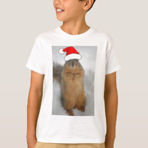 T-shirt Esquilo de Natal