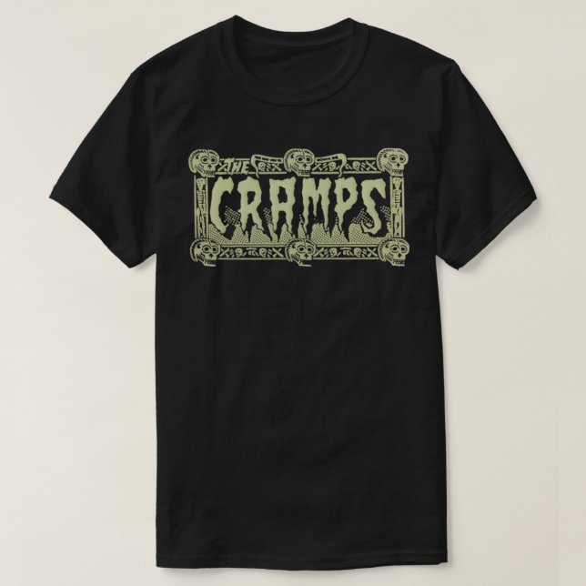 T-Shirt essencial das CRAMPS (Frente do Design)