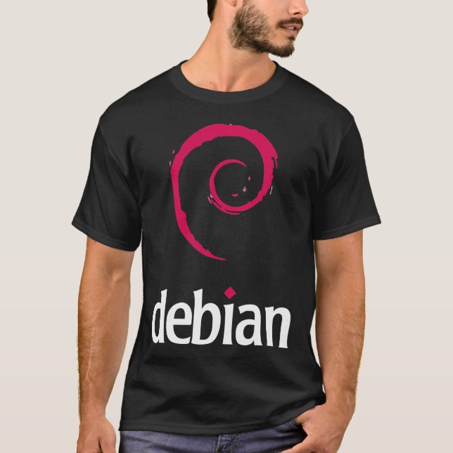 T-Shirt Essencial Debian (Frente)