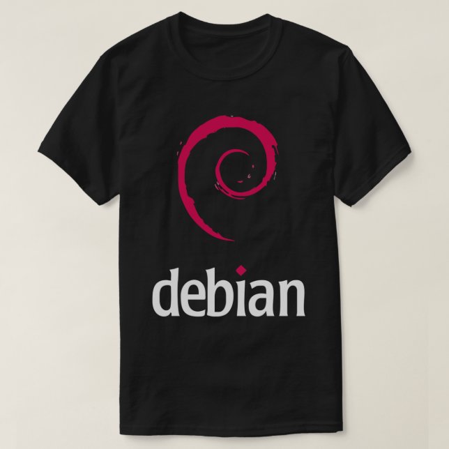 T-Shirt Essencial Debian (Frente do Design)