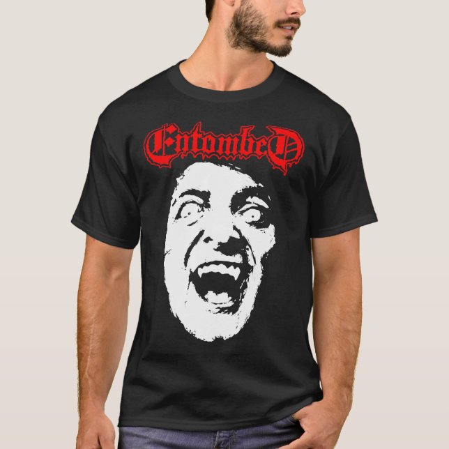 T-Shirt Essencial ENTOMBED (Frente)