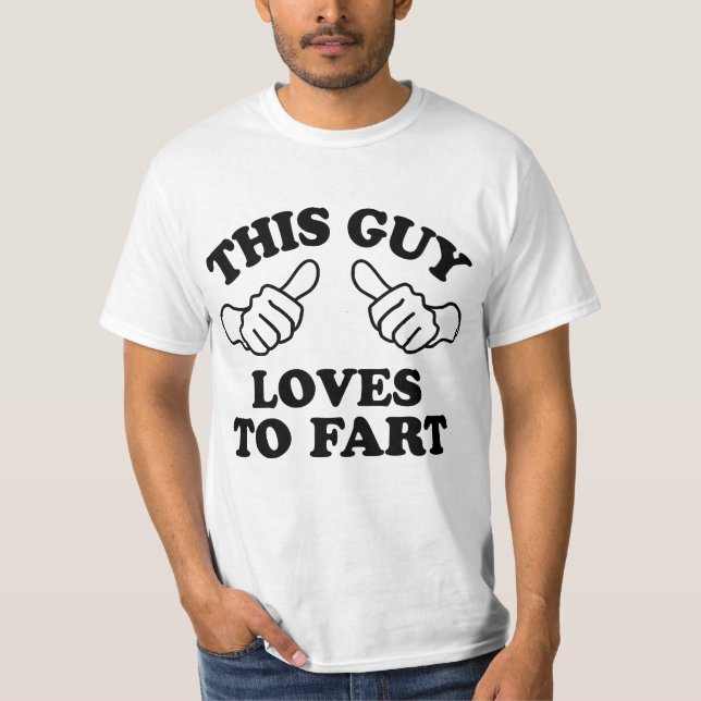 T-shirt Esta cara ama Fart (Frente)