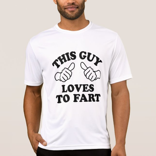 T-shirt Esta cara ama Fart (Frente)
