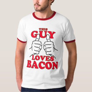 T-shirt Esta cara ama o BACON