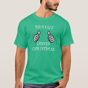 T-shirt esta cara ama o gree engraçado do espírito do