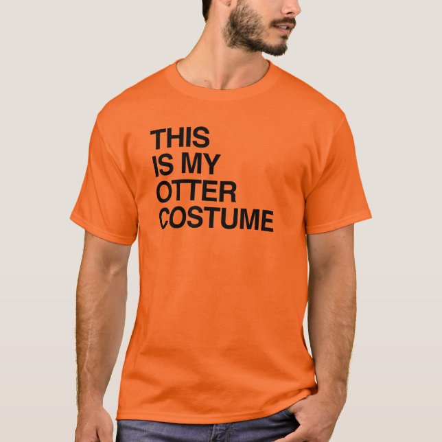 T-shirt ESTA É MINHA LONTRA o DIA DAS BRUXAS COSTUME.png (Frente)