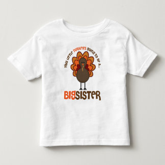 T-shirt Esta pequena Turquia vai ser uma Irmã Grande