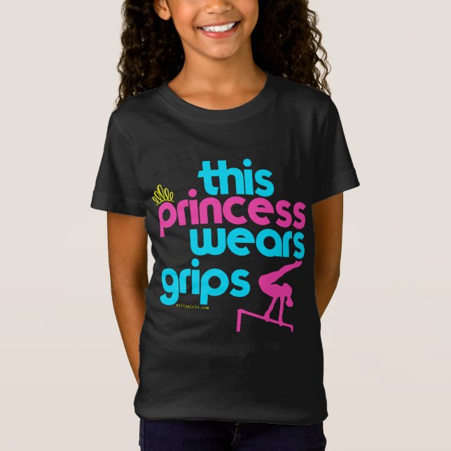 T-shirt Esta princesa Vestir-se Aperto Ginástica - Golly (Frente)
