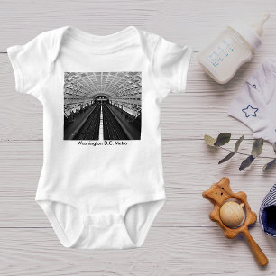 T-shirt Estação de Washington olhando para os trilhos