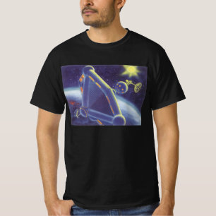 T-shirt Estação Espacial Orbitante de Ficção Científica Vi