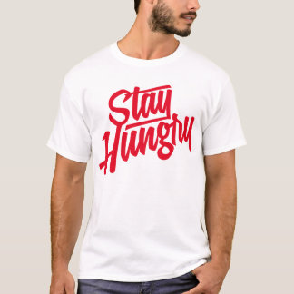 T-shirt Estada com fome - vermelho