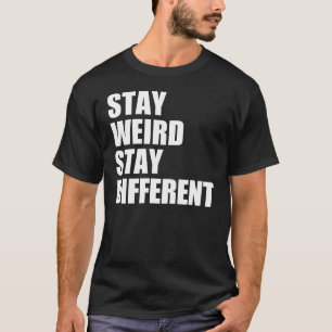 T-shirt Estada estranha da estada diferente