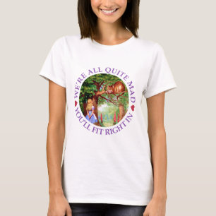 T-shirt Estamos todos muito loucos, você vai Ajustado!