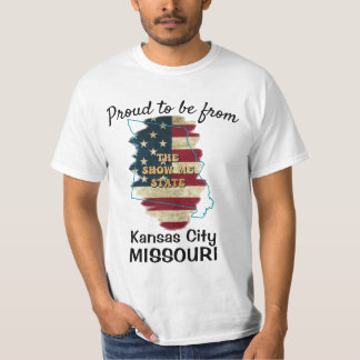 T-Shirt Estatal Personalizado do Missouri