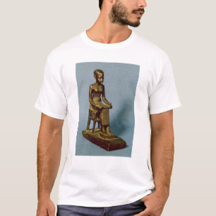 T-shirt Estátua assentada de Imhotep que guardara um