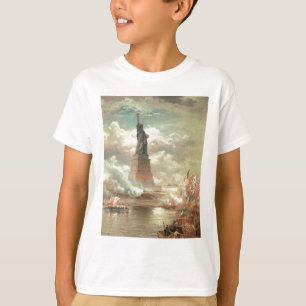 T-shirt Estátua da liberdade, New York cerca de 1800's