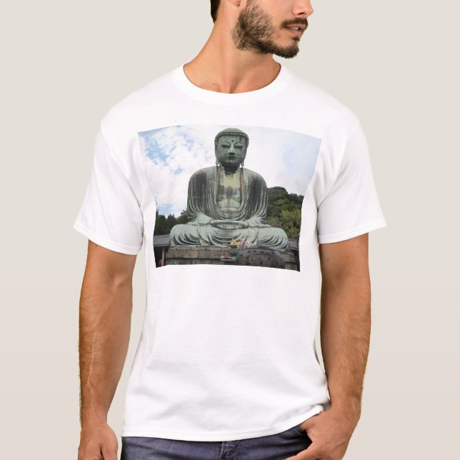 T-shirt Estátua de Buda Budismo (Frente)