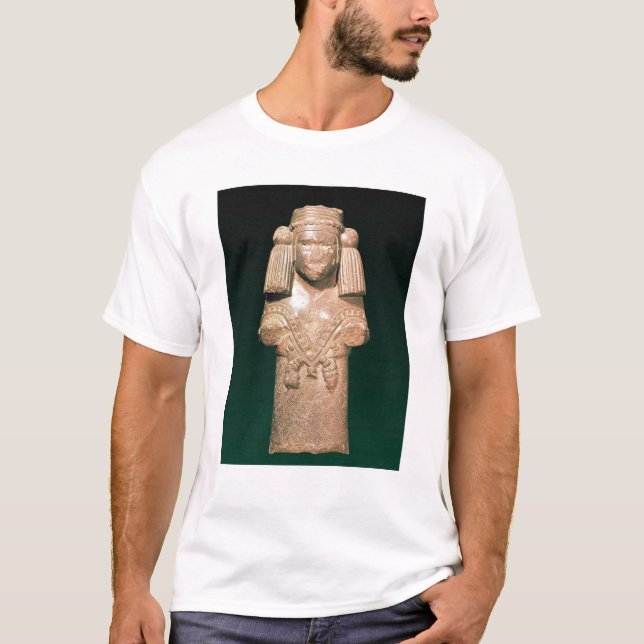 T-shirt Estátua de Coatlicue, da terra antiga e da mãe (Frente)