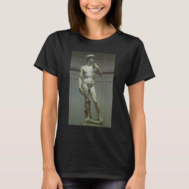 T-shirt Estátua de Davi de Michelangelo (Frente)