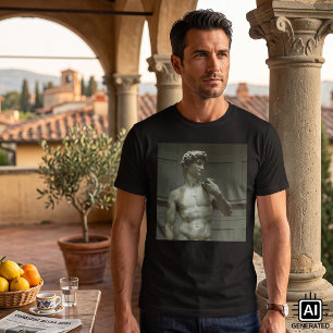 T-shirt Estátua de Davi de Michelangelo