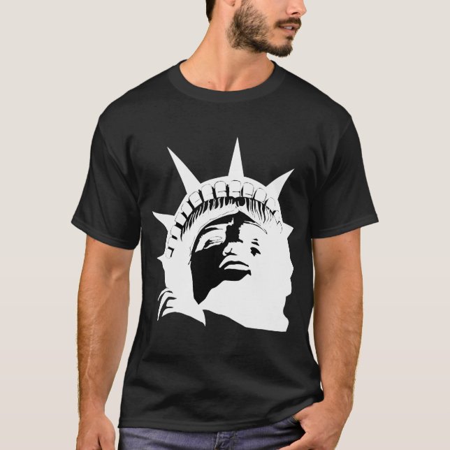 T-shirt Estátua de Liberty_White (Frente)
