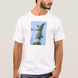 T-shirt Estátua do Anjo no Jardim do Palácio de Charlotten