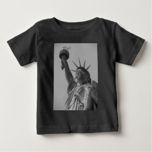 T-shirt Estátua Negra e Branca do Nova Iorque da Liberdade