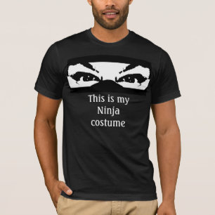 T-shirt Este é meu traje de Ninja