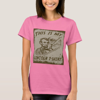 T-SHIRT ESTE É O MEU ABE LINCOLN T SHIRT