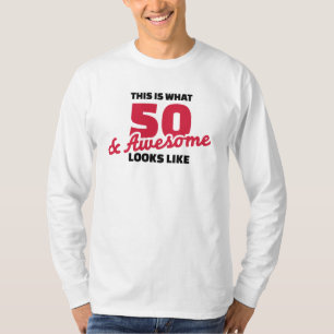 T-shirt Este é o que 50 anos e os olhares impressionantes