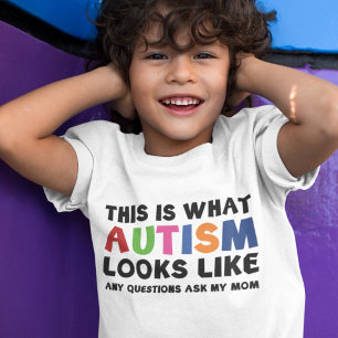 T-shirt Este é o que o autismo olha como