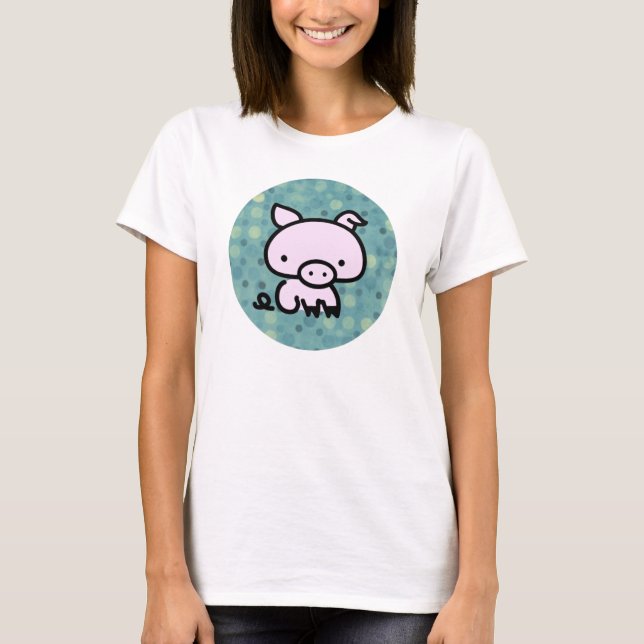 T-shirt Este leitão pequeno (Frente)
