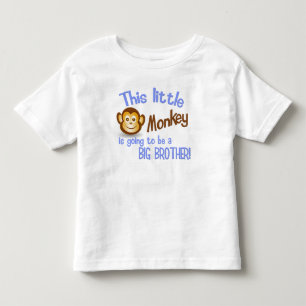 T-shirt Este Macaco Pequeno vai ser um IRMÃO GRANDE!
