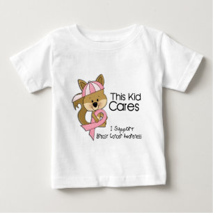 T-shirt Este miúdo importa-se a consciência do cancro da