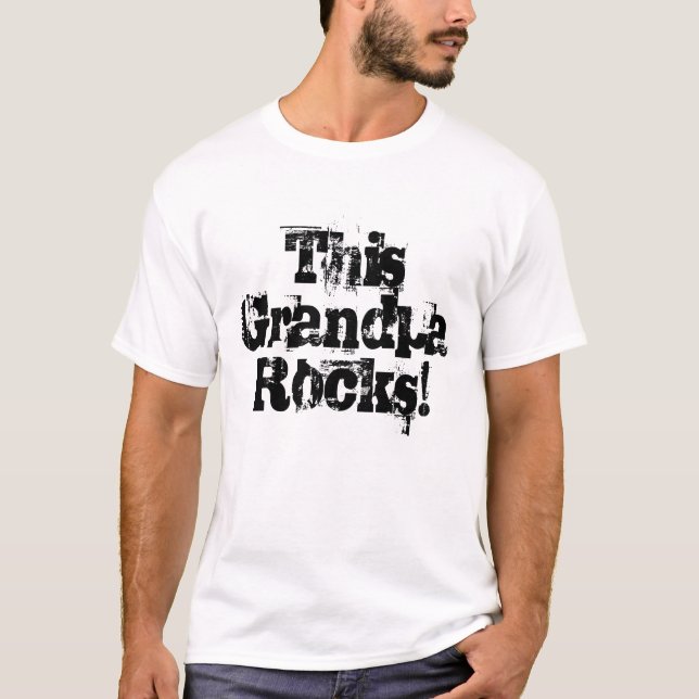 T-shirt Este vovô balança! (Frente)