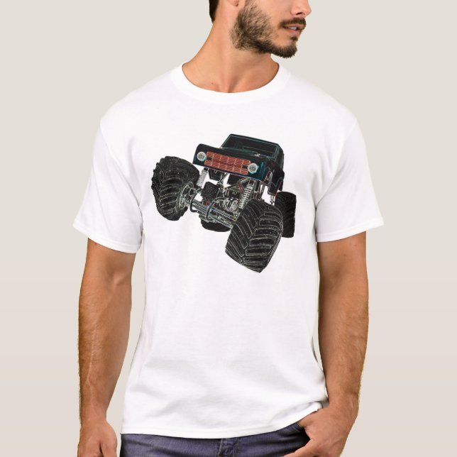 T-shirt Esteira rolante do monstro (Frente)