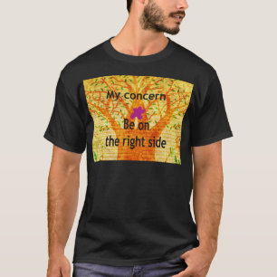 T-shirt Esteja do lado direito