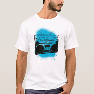 T-shirt Estéreo de grafite