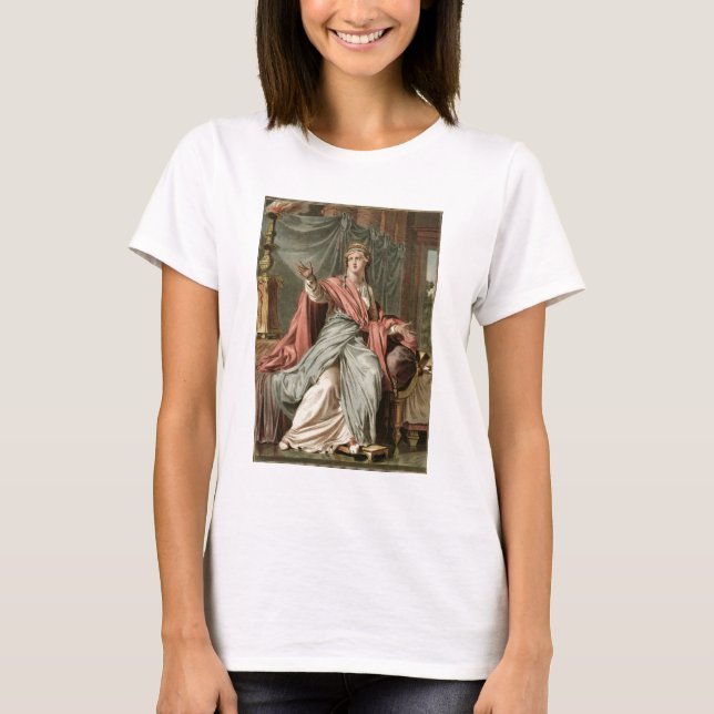 T-shirt Esther, fantasia de "Esther" por Jean Racine, de (Frente)
