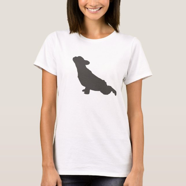 T-shirt Esticão do buldogue francês (Frente)