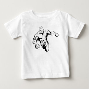 T-shirt Estilo cómico - lanterna verde, preto e branco