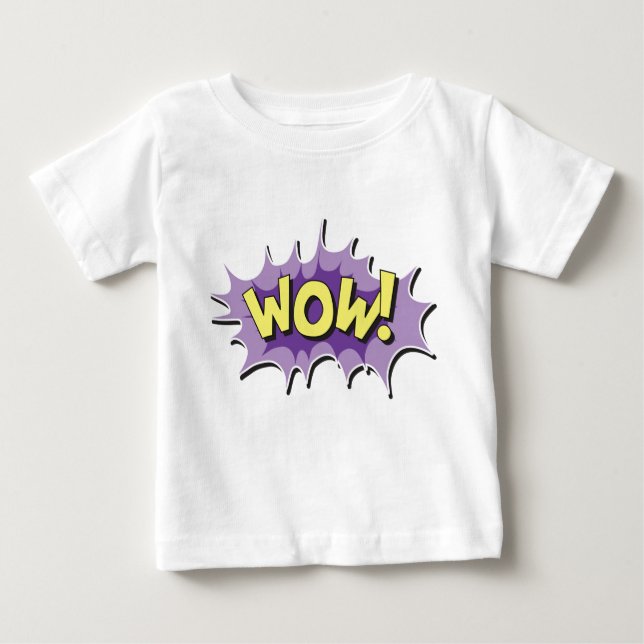T-shirt Estilo cómico wow do pop art (Frente)