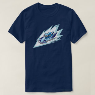 T-shirt Estilo de Animação Bobsled Ilustração Jogos de inv
