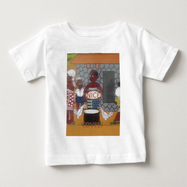 T-shirt Estilo de vida tradicional africano (Frente)