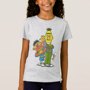T-shirt Estilo do clássico de Bert e de Ernie