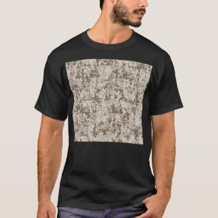 T-shirt Estilo do deserto Camuflagem digital Decoração b
