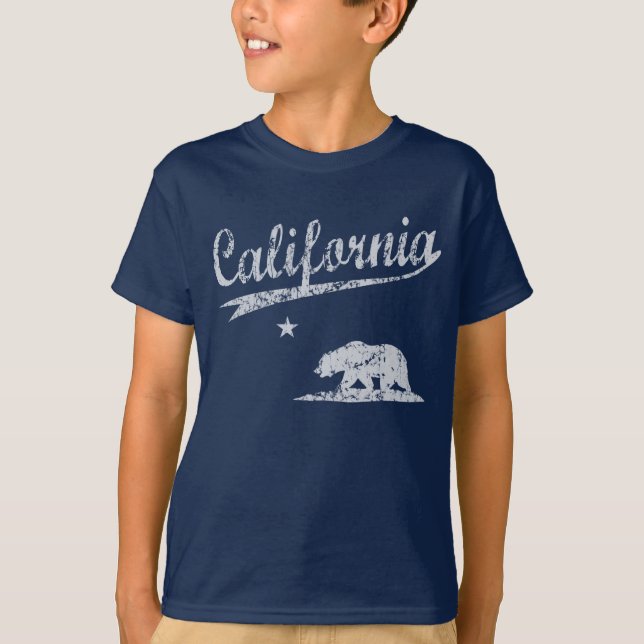 T-shirt Estilo do esporte de Califórnia (Frente)