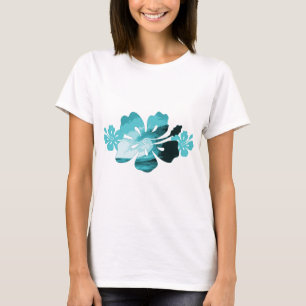 T-shirt Estilo do surf do hibiscus